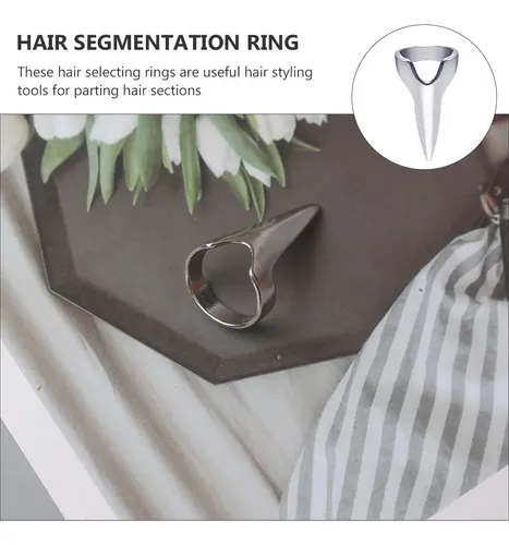 20 Piezas De Anillos Para Dividir Cabello Extensiones De Tre