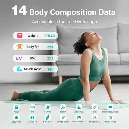 Smart Scale For Body Weight, Digital Bathroom Scale Bmi W 7d