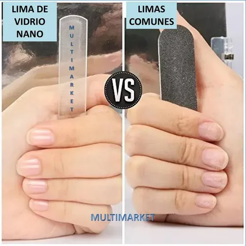 Lima De Vidrio Para Uñas, Con Estuche. Nano Tecnología.glass