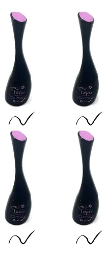 Delineador Liquido Ultra Fino Tejar Waterproof X 4 Unidades