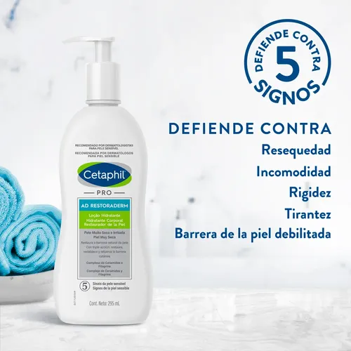 Hidratante Corporal Cetaphil Restoraderm Fluido X 295 Ml