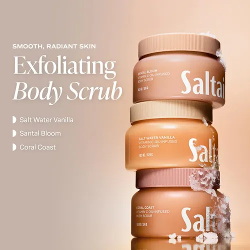 Esmalte Exfoliante Body Scrub Saltair Vanilla, 1 Unidad