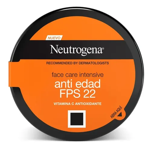 Neutrogena Crema Antiedad Face Care Intensive Fps 22 100 Gr