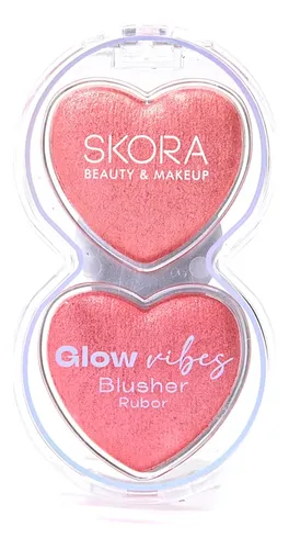 Rubor Polvo Doble Corazon Skora Glow Vibes Duo Blush