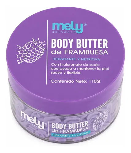 Mantequilla Corporal Mely Hidratante Con Ácido Hialurónico
