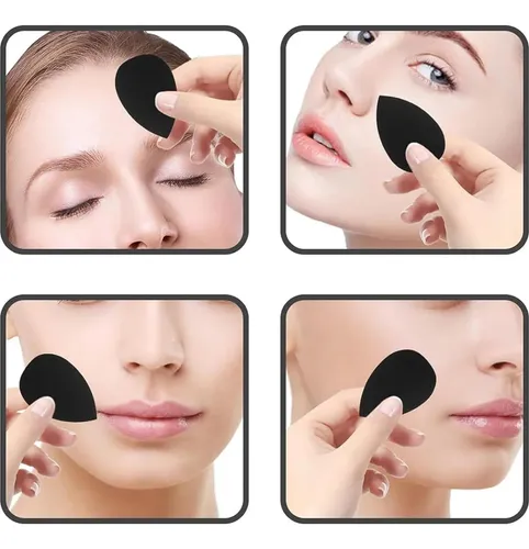 Conjunto De 6 Esponjas Maquillaje Miniatura Yonnaxo