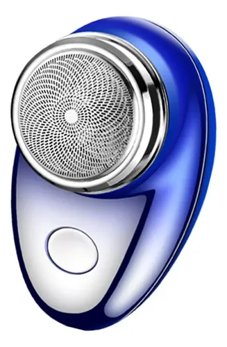 . Mini Afeitadora For Hombres, Depilación Con Degradado Azul