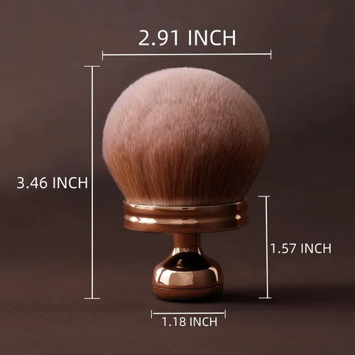 Brocha Autobronceadora Goerti Extra Grande Kabuki Para Cuerp