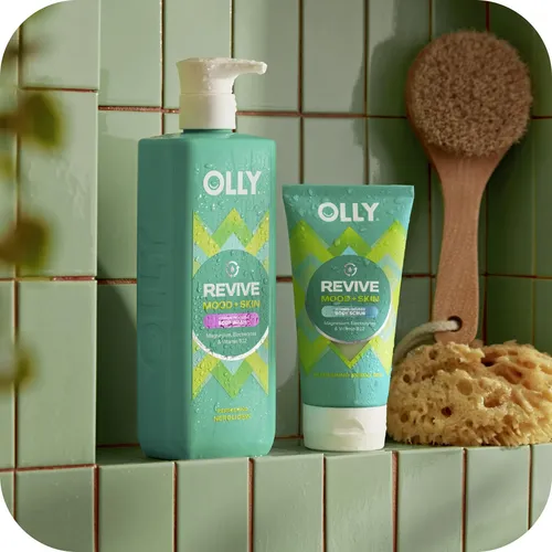 Exfoliante Corporal Olly Revive Con Magnesio, Electrolitos Y