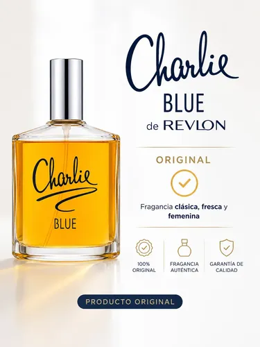 Revlon Charlie Blue Edt 100 Ml Para Mujer