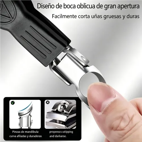 Kit Cuidado De Uñas 8 Piezas, Cortaúñas Profesional