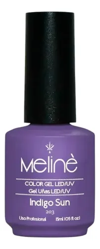 Meline Esmalte Semipermanente Gel Led/uv 203 Indigo Sun