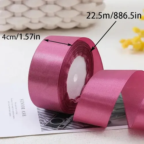 20 Rollos De Listón Decorativo De 4 Cm De Ancho, Largo 45 M,