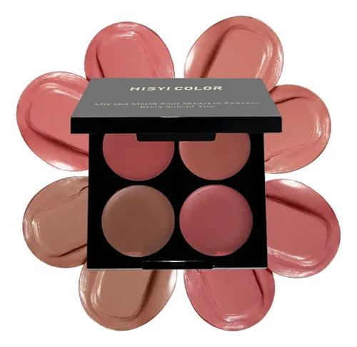 Colorete Contorneador Mate Para Un Look Natural 4 En 1