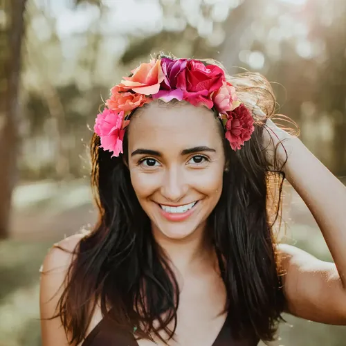 Accesorio Para El Pelo De Imitación De Rosa Hawaiana, 1 &uf
