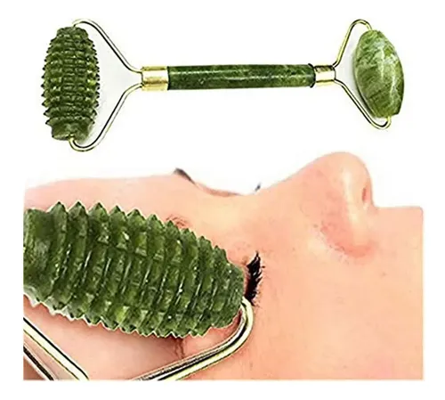 Rodillo Facial De Jade Shenghang 14.3×6.3cm Antiarrugas