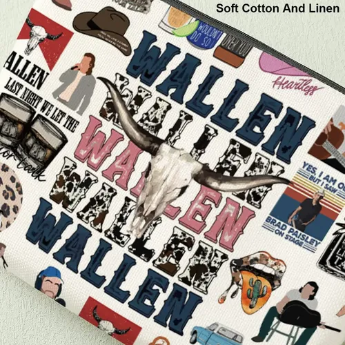 Bolsa De Maquillaje Inspirada En El Western, Regalo Para Ama