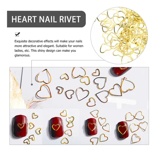 Pegatinas De Metal Para Decoración De Uñas, Manicura, 500 Un