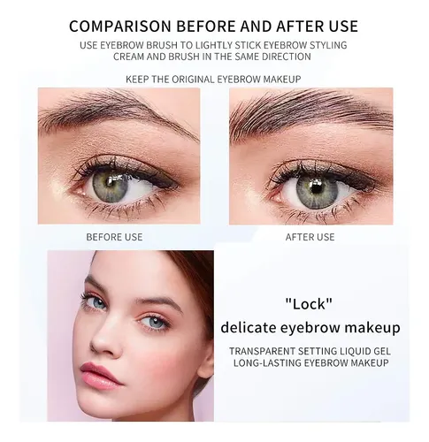 Gel Para Cejas Incoloro A Prueba De Agua Iman Of Noble Ag