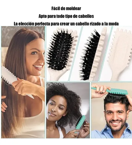 A 2piezas Pincel Bounce Curl Cepillo,define Style Rizado Y