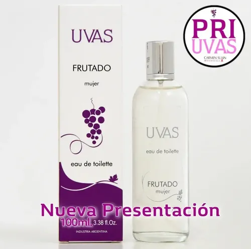 Eau De Toilette Frutado 100ml Mujer Uvas Cosmeticos Perfume