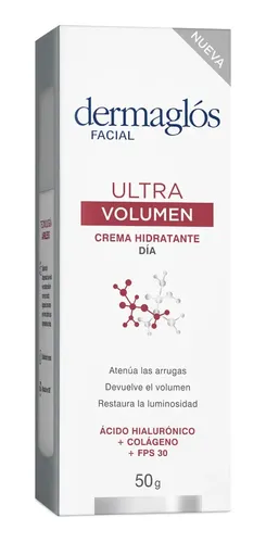 Crema Dermaglós Hidratante De Día Fps30 Ultra Volumen X50g