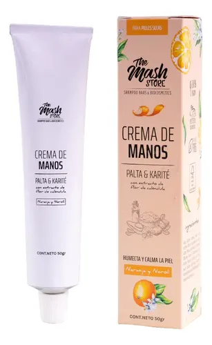 Crema De Manos Vegana Piel Seca Naranja Y Neroli 50gr