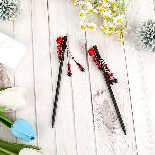 Paquete De 2 Palillos Chinos Para El Pelo, Horquillas Chinas