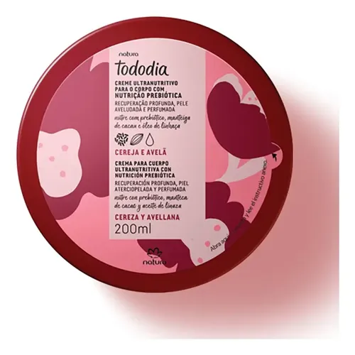 Natura Tododia Crema Manteca Ultra Nutritiva Cereza Avellana