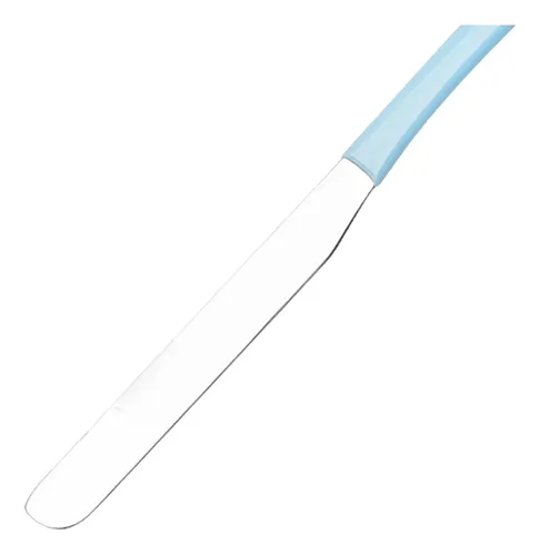 Espátula De Mezcla De Maquillaje De Metal, Herramienta Azul