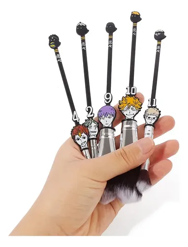 Brochas De Maquillaje Haikyuu! Anime Cosplay Todos Miembros