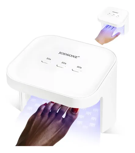 Lámpara Uv Led Profesional Blanca Grande Para Uñas Pie