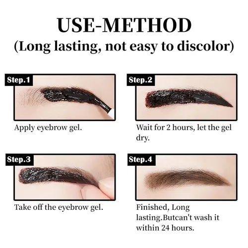 Hww 1 Gel De Tinte Para Cejas A Prueba De Agua, Duradero Y D