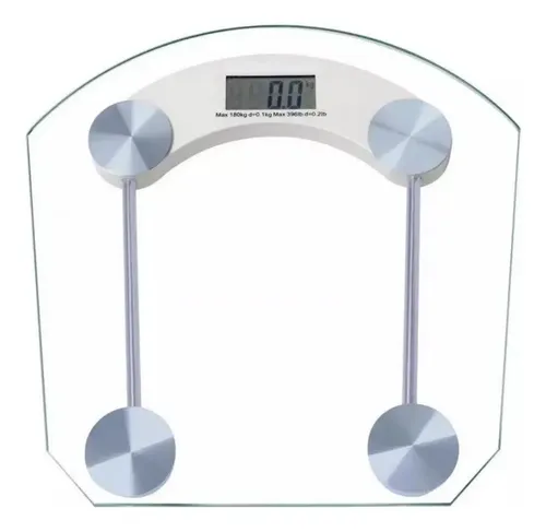 Balanza Digital Vidrio Templado, 180kg – 11385 Color Transparente