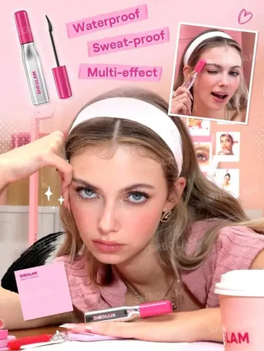 Máscara de Pestañas Sheglam Lashlighter Up & Out Negra Resistente al Agua para Pestañas Largas y Definidas