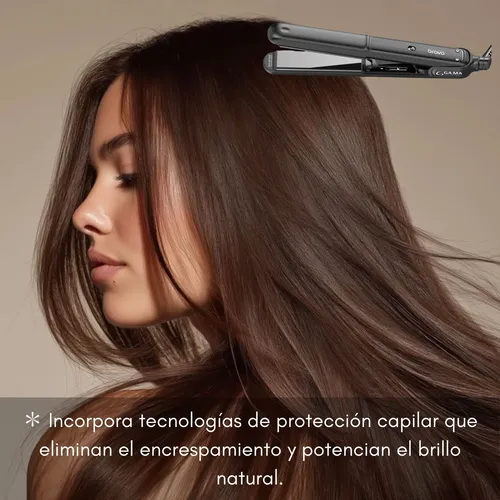 Plancha Pelo Gama Bravo Placas Titanio Oxy Active Antifrizz