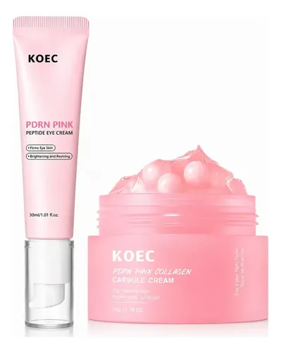 Kit Skincare Coreano Pdrn Crema Facial + Contorno Ojos