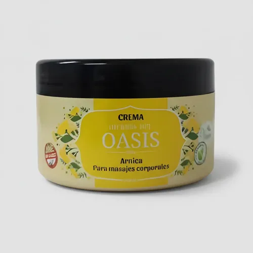 Crema Hierbas Del Oasis Para Masajes Corporales Con Árnica