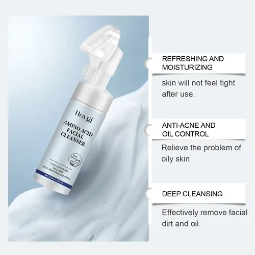 Limpiador De Espuma Suave Limpiador Facial Hidratante