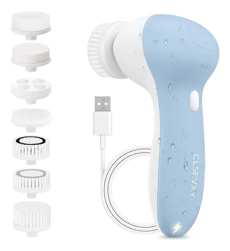 Cepillo Facial Limpiador Recargable Clsevxy 7 En 1 Ipx7