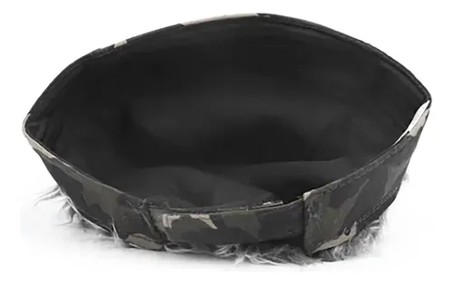 G/ Diadema De Pelo Falso Para Hombres En Negro Y Gris