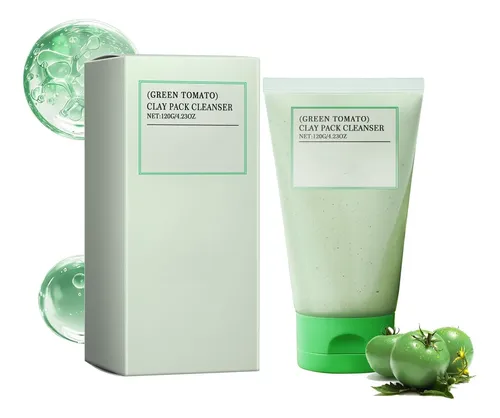 Máscara Facial De Arcilla, Máscara De Arcilla De Tomate Verd