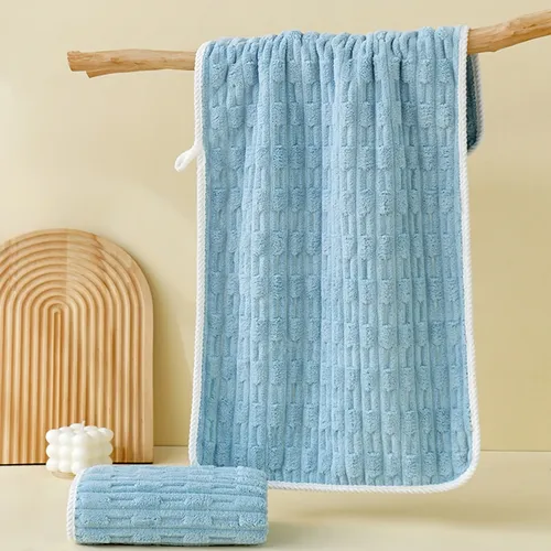 Toalla De Forro Polar Para Uso Doméstico, Baño Para Hombres