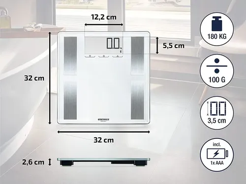 Balanza Digital Soehnle Style Sense 200 Vidrio Bioimpedancia 130kg