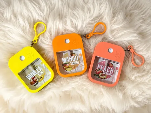 Set X 3 Perfume De Cartera Dama 35ml Vv Love Mango Durazno Vainilla
