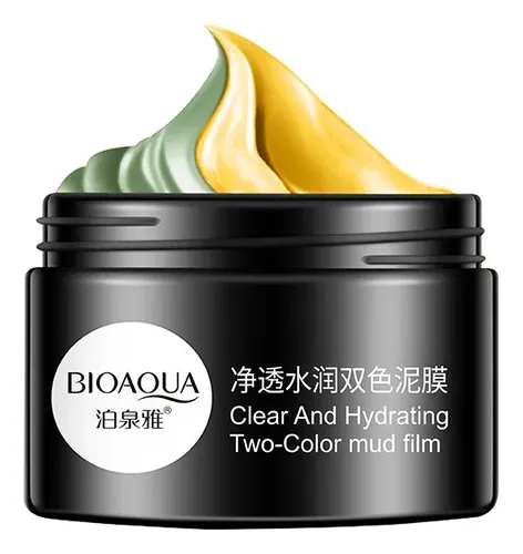 Mascarilla De Barro Bicolor Purificante Hidratante 100g
