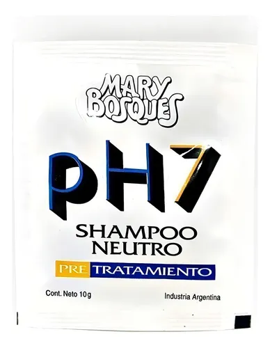 Shampoo Neutro Mary Bosques Caja De 36 Sobres X 10 Gr