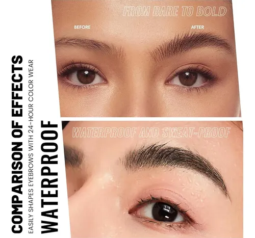 Lápiz Para Cejas Resistente Al Agua Marca Pudaier Modelo