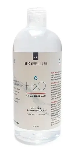 Agua Micelar Limpieza + Desmaquillante – Biobellus 500ml