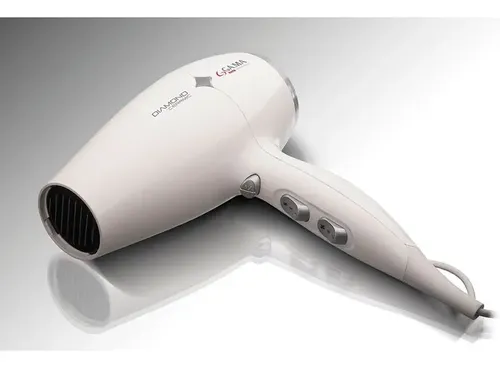 Secador De Pelo Gama Diamond Ceramic 2300w Profesional Color Blanco